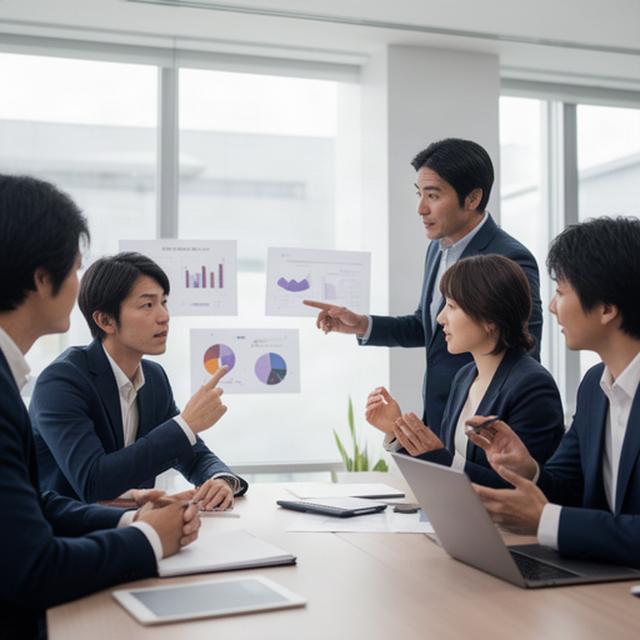 岩国市のオフィスで製造業のデータ分析を相談する専門チーム